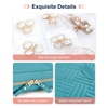 image:imageBAGSMART Jewelry Travel Organizer Case for Home Jewelry Organizer Storage Ring Binder Clear Bags Zipper Rolls Pouch for Necklaces Earrings Rings Bracelets Teal03Teal