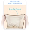 image:imageBAGSMART Keep Shape Packing Cubes 7 Set for Travel Lightweight Cubes Suitcase Organizer Bags Set for Essentials01White Opal