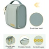 image:imageBAGSMART Keep Shape Packing Cubes for Travel 6 Set Travel Cubes for Packing Lightweight Suitcase Organizer Bags Set for Travel Essentials05Balsam Green