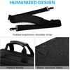 image:imageBAGSMART Laptop Bag 156 Inch Briefcase Men Lockable Computer Bag Work Bag WaterRepellent Shoulder Messenger Bag Travel Office Business Black  Work Bag WaterRepellent Shoulder Messenger Bag Travel Office BusinessBlack173 Inch