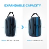 image:imageBAGSMART Laptop Bag 156 Inch Briefcase Men Lockable Computer Bag Work Bag WaterRepellent Shoulder Messenger Bag Travel Office Business Black  Work Bag WaterRepellent Shoulder Messenger Bag Travel Office BusinessDark Blue173 Inch