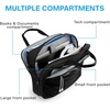 image:imageBAGSMART Laptop Bag 156 Inch Briefcase Men Lockable Computer Bag Work Bag WaterRepellent Shoulder Messenger Bag Travel Office Business Black  Work Bag WaterRepellent Shoulder Messenger Bag Travel Office BusinessBlack156 Inch