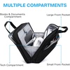 image:imageBAGSMART Laptop Bag 156 Inch Briefcase Men Lockable Computer Bag Work Bag WaterRepellent Shoulder Messenger Bag Travel Office Business Black  Work Bag WaterRepellent Shoulder Messenger Bag Travel Office BusinessBlack173 Inch