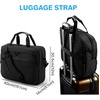 image:imageBAGSMART Laptop Bag 156 Inch Briefcase Men Lockable Computer Bag Work Bag WaterRepellent Shoulder Messenger Bag Travel Office Business Black  Work Bag WaterRepellent Shoulder Messenger Bag Travel Office BusinessBlack156 Inch