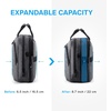 image:imageBAGSMART Laptop Bag 156 Inch Briefcase Men Lockable Computer Bag Work Bag WaterRepellent Shoulder Messenger Bag Travel Office Business Black  Work Bag WaterRepellent Shoulder Messenger Bag Travel Office BusinessDark Grey173 Inch