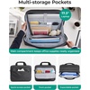 image:imageBAGSMART Laptop Bag 156 Inch Briefcase Men Lockable Computer Bag Work Bag WaterRepellent Shoulder Messenger Bag Travel Office Business Black  Work Bag WaterRepellent Shoulder Messenger Bag Travel Office BusinessBlack3in1