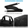 image:imageBAGSMART Laptop Bag 156 Inch Briefcase Men Lockable Computer Bag Work Bag WaterRepellent Shoulder Messenger Bag Travel Office Business Black  Work Bag WaterRepellent Shoulder Messenger Bag Travel Office BusinessBlack156 Inch