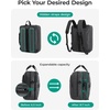 image:imageBAGSMART Laptop Bag 156 Inch Briefcase Men Lockable Computer Bag Work Bag WaterRepellent Shoulder Messenger Bag Travel Office Business Black  Work Bag WaterRepellent Shoulder Messenger Bag Travel Office BusinessBlack3in1