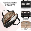 image:imageBAGSMART Laptop Bag 156173 Inch Briefcase for Women Large Laptop Case Computer Bag Office Travel Business BlackBlack