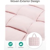 image:imageBAGSMART Laptop Case Puffy Laptop Sleeve with Handle Compatible with MacBook Air Pro Laptop Bag for WomenPink