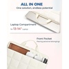 image:imageBAGSMART Laptop Case with Handle Puffy Laptop Sleeve Bag for Women MacBook Case for Dell HP Lenovo MacBook AirPro 1314 inch Beigebasic