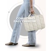 image:imageBAGSMART Laptop Case with Handle Puffy Laptop Sleeve Bag for Women MacBook Case for Dell HP Lenovo MacBook AirPro 15156 inch BeigeBeigeshoulder Strap