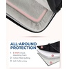 image:imageBAGSMART Laptop Case with Handle Puffy Laptop Sleeve Bag for Women MacBook Case for Dell HP Lenovo MacBook AirPro 15156 inch BeigeBlackhandheld