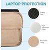 image:imageBAGSMART Laptop Sleeve 156 Inch Lightweight Laptop Bag Compatible with MacBook Pro 16 Inch156 Inch HPDellAcer AspireAsus Notebook Protective Case with Shoulder StrapPocketHandle GrayBlack