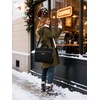 image:imageBAGSMART Laptop Sleeve 156 Inch Lightweight Laptop Bag Compatible with MacBook Pro 16 Inch156 Inch HPDellAcer AspireAsus Notebook Protective Case with Shoulder StrapPocketHandle GrayBlackShoulder Strap