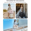 image:imageBAGSMART Large Garment Bags for Travel Carry on Garment Bags for Hanging Clothes Travel Suit Bag for Shirts Dresses Coats Black1Black