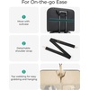 image:imageBAGSMART Large Garment Bags for Travel Carry on Garment Bags for Hanging Clothes Travel Suit Bag for Shirts Dresses Coats Black3Beige