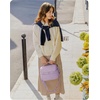 image:imageBAGSMART Lunch Bag Women Double Deck Insulated Lunch Box Quilted Puffer Lunch Tote Leakproof Durable amp Reusable Large Lunch Cooler For Work Picnic Travel Meal Prep Dark PinkLavender Purple