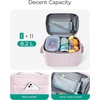 image:imageBAGSMART Lunch Box for Women Insulated Lunch Bag Cute Puffer Lunch Tote Bags Lightweight Quilted Reusable Cooler for Work Picnic or Travel PinkCherry