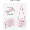image:imageBAGSMART Lunch Box for Women Insulated Lunch Bag Cute Puffer Lunch Tote Bags Lightweight Quilted Reusable Cooler for Work Picnic or Travel PinkLavender Purple