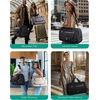image:imageBAGSMART Medium Garment Bags for Travel Convertible Travel Garment Duffle Bag Suit Bags for Women 2 in 1 Garment Bags with Shoe CompartmentBeige
