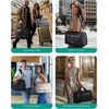 image:imageBAGSMART Medium Garment Bags for Travel Convertible Travel Garment Duffle Bag Suit Bags for Women 2 in 1 Garment Bags with Shoe CompartmentBlack