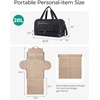 image:imageBAGSMART Medium Garment Bags for Travel Convertible Travel Garment Duffle Bag Suit Bags for Women 2 in 1 Garment Bags with Shoe CompartmentBlack