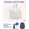 image:imageBAGSMART Personal Item Travel Bag For Spirit Airlines 23L Lightweight Gym Bag for Women Foldable Duffle Bag Weekender Overnight Bag for Travel GymBeige