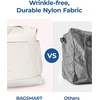 image:imageBAGSMART Personal Item Travel Bag For Spirit Airlines 23L Lightweight Gym Bag for Women Foldable Duffle Bag Weekender Overnight Bag for Travel GymBeige