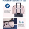 image:imageBAGSMART Personal Item Travel Bag For Spirit Airlines 23L Lightweight Gym Bag for Women Foldable Duffle Bag Weekender Overnight Bag for Travel GymPink