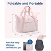 image:imageBAGSMART Personal Item Travel Bag For Spirit Airlines 23L Lightweight Gym Bag for Women Foldable Duffle Bag Weekender Overnight Bag for Travel GymPink