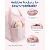 image:imageBAGSMART Personal Item Travel Bag For Spirit Airlines 23L Lightweight Gym Bag for Women Foldable Duffle Bag Weekender Overnight Bag for Travel GymPink