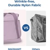 image:imageBAGSMART Personal Item Travel Bag For Spirit Airlines 23L Lightweight Gym Bag for Women Foldable Duffle Bag Weekender Overnight Bag for Travel GymPurple