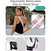 image:imageBAGSMART Puffy Fanny Packs for Women Crossbody Belt Bag with Adjustable Strap Quilted Waist Pack Purse for Traveling Shopping WorkoutCamel