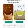 image:imageBAGSMART Quilted Crossbody Bags for Women Travel Purses Hobo Shoulder Bag  Fits 129 iPad Long Adjustable Strap Puffer Purses for Commute Daily Use Travel Essentials Inner Pockets WaterresistantEiced Lavender