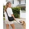 image:imageBAGSMART Quilted Crossbody Bags for Women Travel Purses Hobo Shoulder Bag  Fits 129 iPad Long Adjustable Strap Puffer Purses for Commute Daily Use Travel Essentials Inner Pockets WaterresistantAjet Black