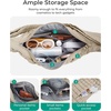 image:imageBAGSMART Quilted Crossbody Bags for Women Travel Purses Hobo Shoulder Bag  Fits 129 iPad Long Adjustable Strap Puffer Purses for Commute Daily Use Travel Essentials Inner Pockets WaterresistantBlatte Brown