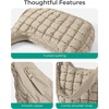 image:imageBAGSMART Quilted Crossbody Bags for Women Travel Purses Hobo Shoulder Bag  Fits 129 iPad Long Adjustable Strap Puffer Purses for Commute Daily Use Travel Essentials Inner Pockets WaterresistantEiced Lavender