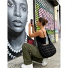 image:imageBAGSMART Quilted Crossbody Bags for Women Travel Purses Hobo Shoulder Bag  Fits 129 iPad Long Adjustable Strap Puffer Purses for Commute Daily Use Travel Essentials Inner Pockets WaterresistantPower Black