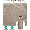 image:imageBAGSMART Rolling Duffle Bag with Wheels Travel Duffel Luggage Bag for Men Water Repellent Heavy Duty for Travel Camp Olive Green Large 70LBlack
