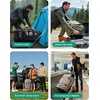 image:imageBAGSMART Rolling Duffle Bag with Wheels Travel Duffel Luggage Bag for Men Water Repellent Heavy Duty for Travel Camp Olive Green Large 70LOlive Green