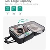 image:imageBAGSMART Rolling Laptop Bag Briefcase with Wheels 173 Inch Laptop Black  Fits 173 Inch Laptop Overnight Rolling Bag with TSA Lock Computer Bag for TravelMenWomen BlackBlack