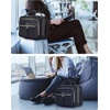 image:imageBAGSMART Rolling Laptop Bag Women 173Inch Quilted Briefcase on Wheels Computer Case for Business Travel WorkBlack