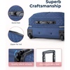 image:imageBAGSMART Rolling Laptop Bag Women 173Inch Quilted Briefcase on Wheels Computer Case for Business Travel WorkNavy Blue