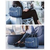 image:imageBAGSMART Rolling Laptop Bag Women 173Inch Quilted Briefcase on Wheels Computer Case for Business Travel WorkNavy Blue