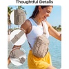 image:imageBAGSMART Small Crossbody Bags for Women Puffer Sling Bag Fanny Packs Purses Hobo Handbag for Daily Travel HikingBlack