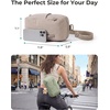 image:imageBAGSMART Small Crossbody Bags for Women Puffer Sling Bag Fanny Packs Purses Hobo Handbag for Daily Travel HikingBrown