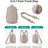 image:imageBAGSMART Small Crossbody Bags for Women Puffer Sling Bag Fanny Packs Purses Hobo Handbag for Daily Travel HikingCharcoal