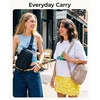 image:imageBAGSMART Small Crossbody Bags for Women Puffer Sling Bag Fanny Packs Purses Hobo Handbag for Daily Travel HikingNavy