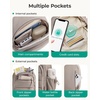 image:imageBAGSMART Small Sling Bag for Women Puffer Crossbody Bag Purses Hobo Handbag Fanny Packs for Travel HikingChocolate